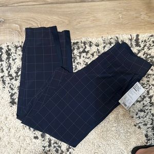 NWT Athleta Brooklyn Cropped Ankle pants Navy size 2